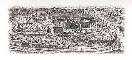 Ansicht von Roggenburg 1734 (Kupferstich)
